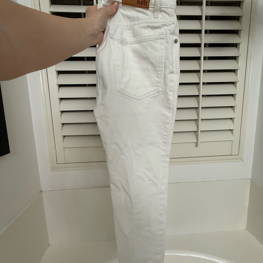 Kith Women's Straight Leg White Jeans